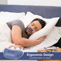 Portable Electric Anti Snoring Devices Snoring Stopper For Sleeping Use Mini Nasal Congestion Breathing Relieve