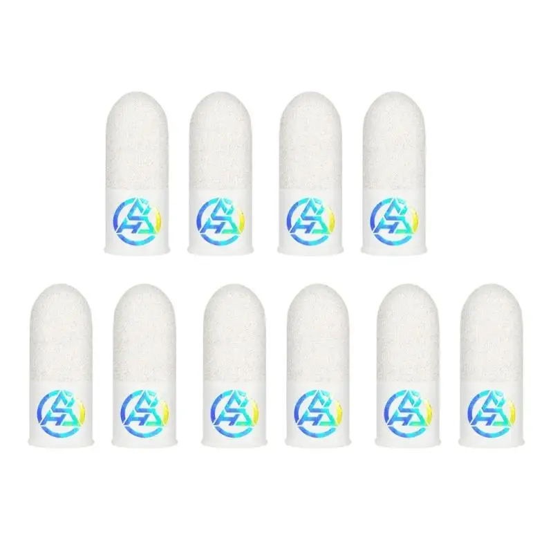 R53C 5/10Pairs Breathable Gaming Finger Sleeves Featuring Smooth Glides AntiSlip Performances for Enhances Mobile Controls