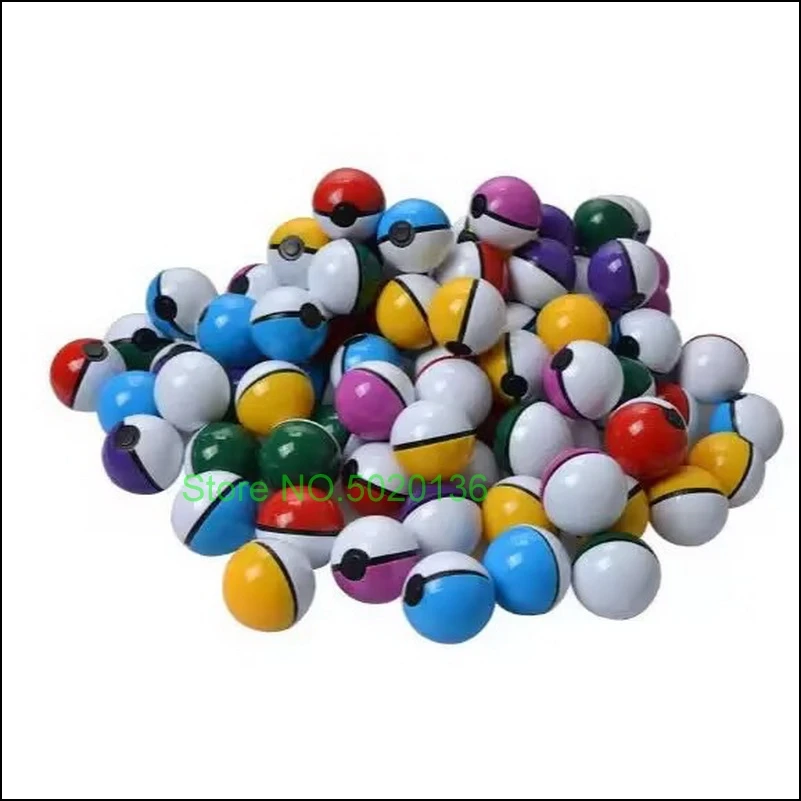 36 unids/set 3,5 cm figura de Pokemon de dibujos animados mascota elfo bola Pokeball lote modelo creativo Anime juguete Master Ball bolsillo Pokemoning Ball