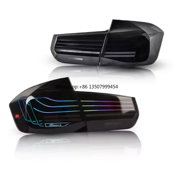 F30 Upgrade Tail Light for  3 Series F30 F80 RGB Taillights Assembly 2013-2018 Rear Lamp Turn Signal Light Water Steering