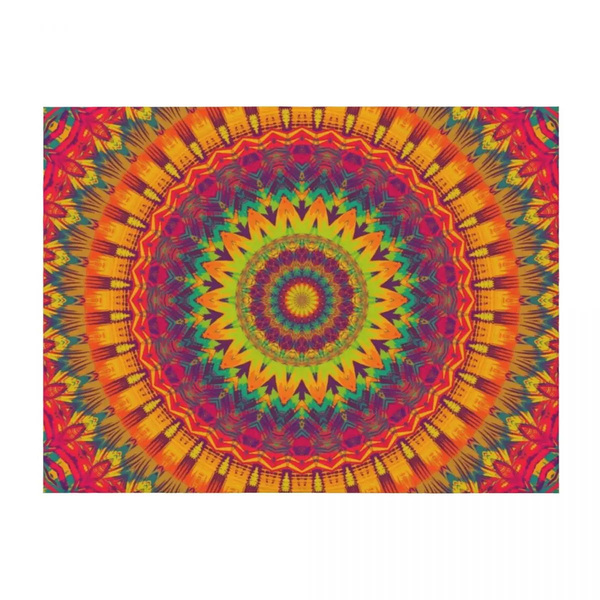 

Mandala 92 Throw Blanket Soft Beds Decorative Sofa Sofas Tourist Blankets