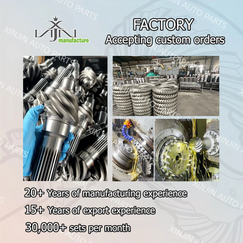Differential Gear Sets Crown Pinion Ring and Pinion MC804122 with Ratio 6/37 for FUSO FV415 / D10