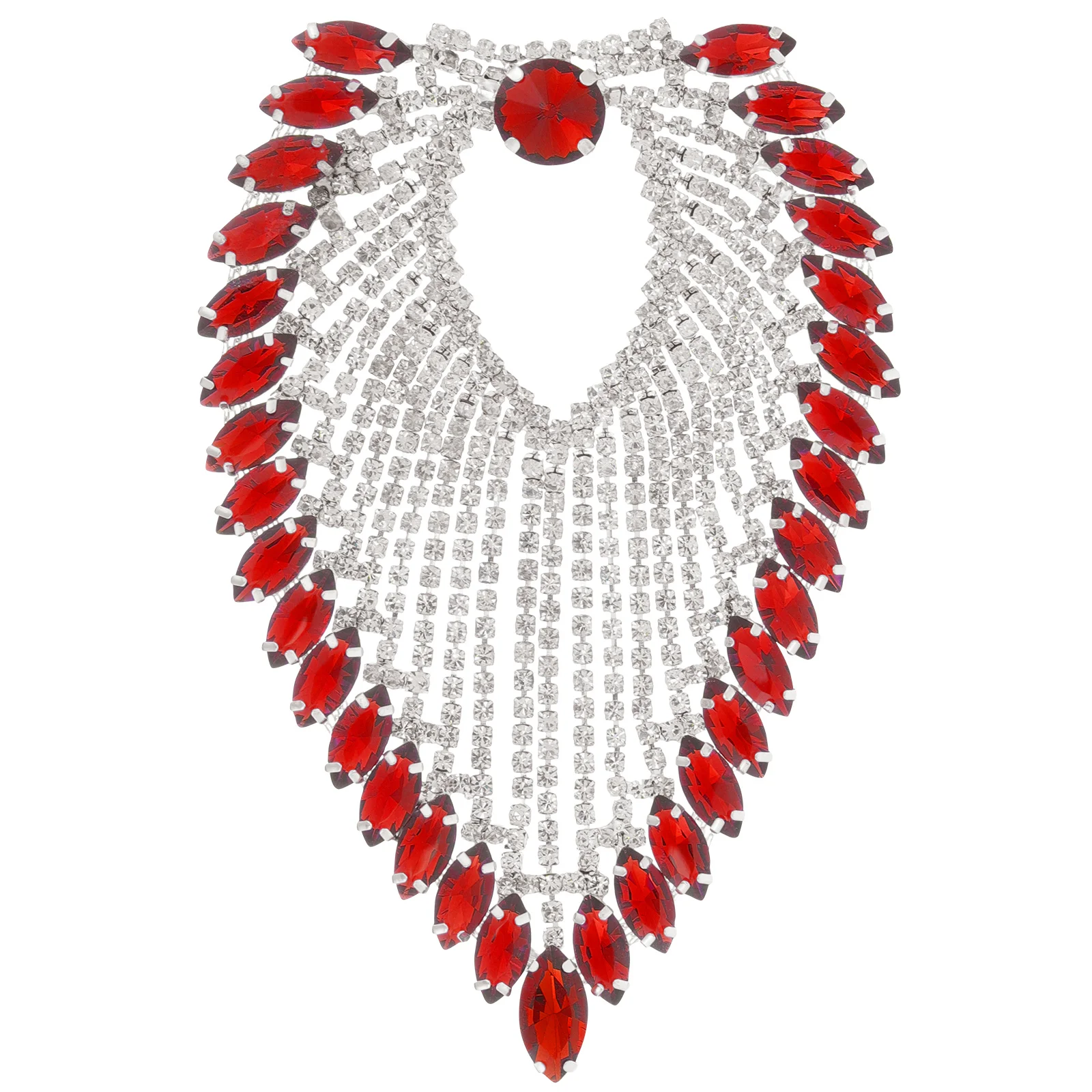 

1pcs Crystal Rhinestone Applique Patch For Clothing Shoes Handbag Diy Crafting Alloy Ornament Sewing Material Garment