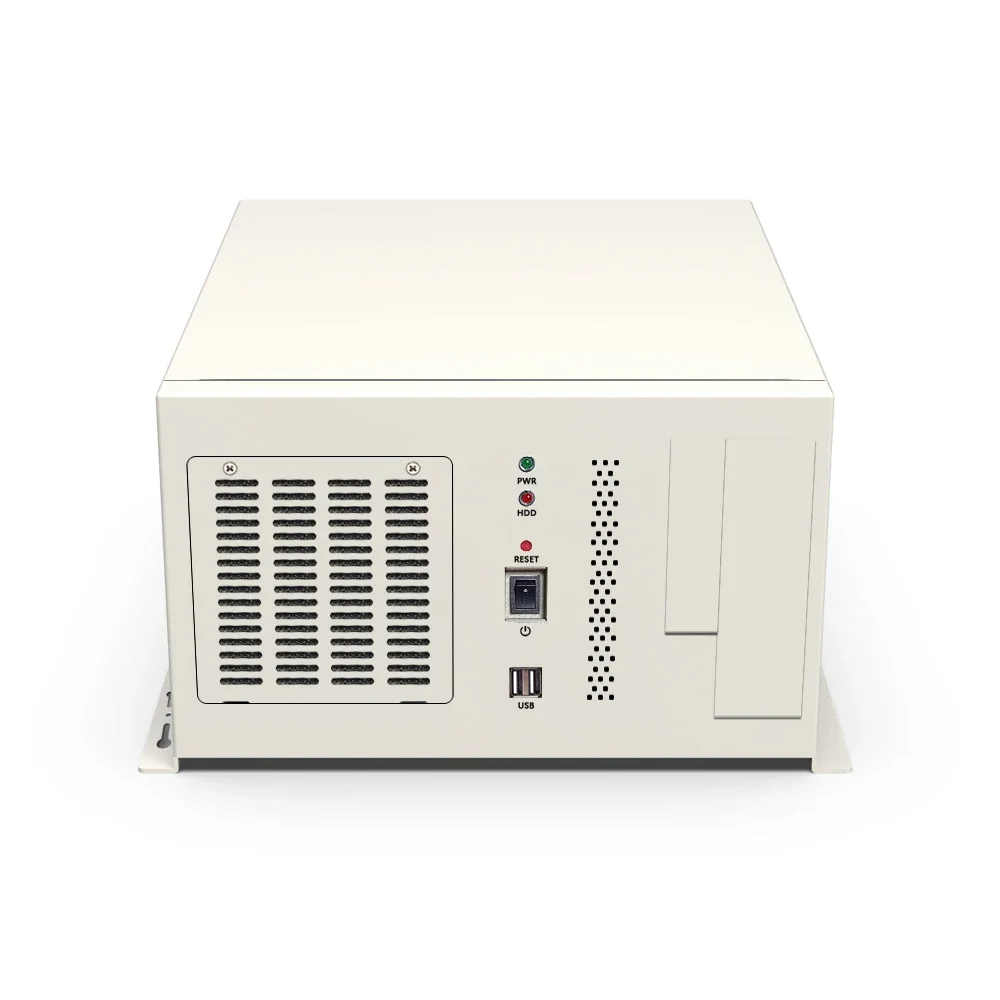 

New Industrial Control Wall Mounted Chassis 41CM with Optical Drive Slot ATX Motherboard 7 Slots Server Chassis Silent
