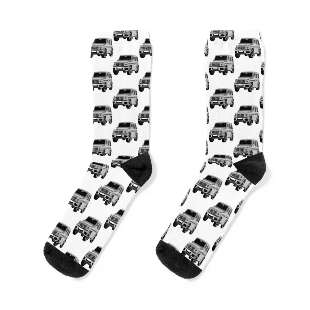 G Wagon 4x4 SUV Car offroad Socks retro cool winter thermal gift Socks For Man Women's