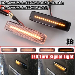 LED Dynamic Turn Signal Light Side Marker Fender Sequential Blinker Lamp For BMW 5 Series E39 525i 528i 530i 540i 1995-2003 M5