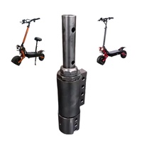 10/11 Inch Electric Scooter Axle Connection Steering Column Steering Stem Frame Parts for C Shape Shock Absorption Scooter