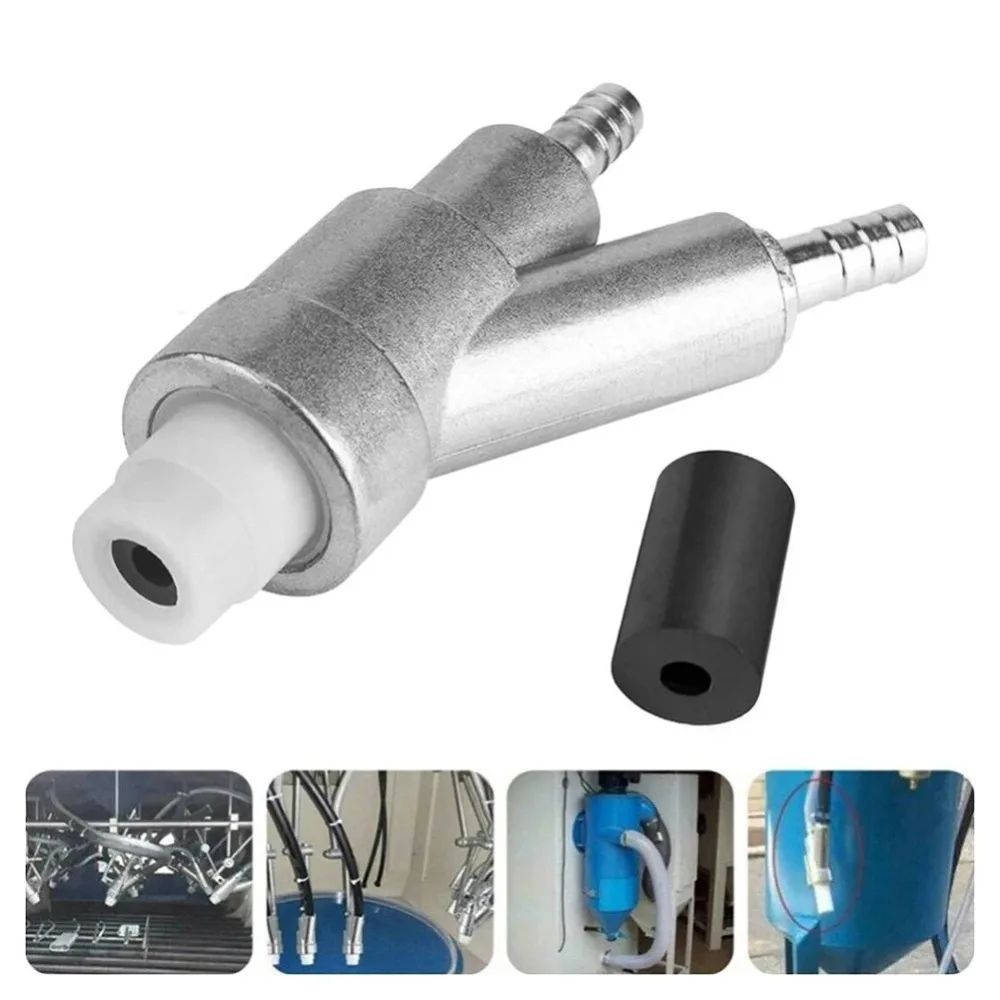 Spray Tool 35mm Stainless Steel Sand Blaster Sandblasting With 8mm Boron Carbide Nozzle Rust Dust Remove Sand Blaster Air Tool