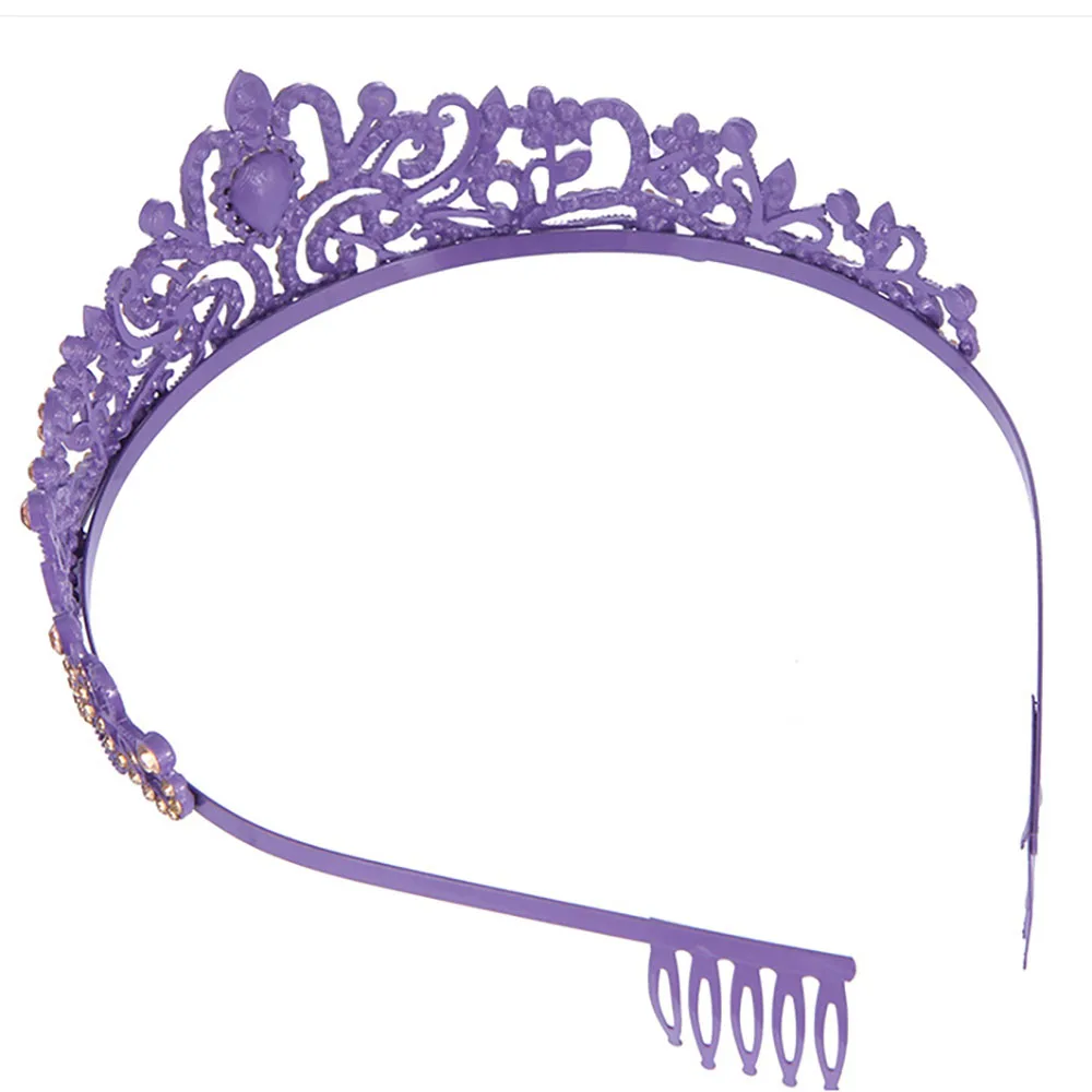 Lila Geburtstagskönigin-Kristall-Tiara, Krone und Satin-Schärpe, Geschenke für Frauen, Happy 30, 40, 50, 60, 70, Geburtstagsparty-Dekorationszubehör – Detail 4