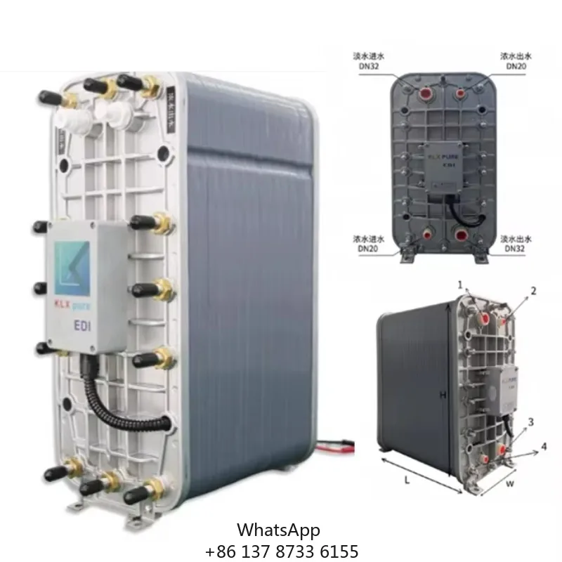 CE Certified High-Flow EDI Module Pump Motor For Ultra Pure Water Treatment 50L/H-7000L/H Industrial Water Purification Solution