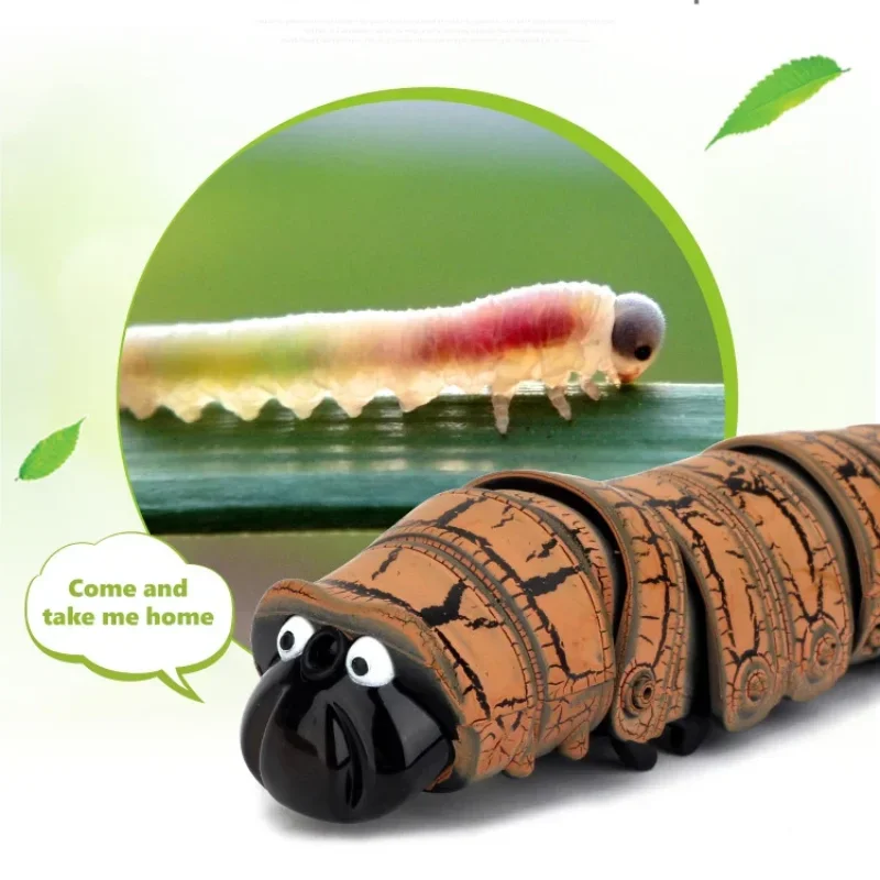 Controle remoto inseto falso cerdas worm mock rc brinquedos animais truque novidade piadas brincadeira natal dia das bruxas crianças menino presentes de festa