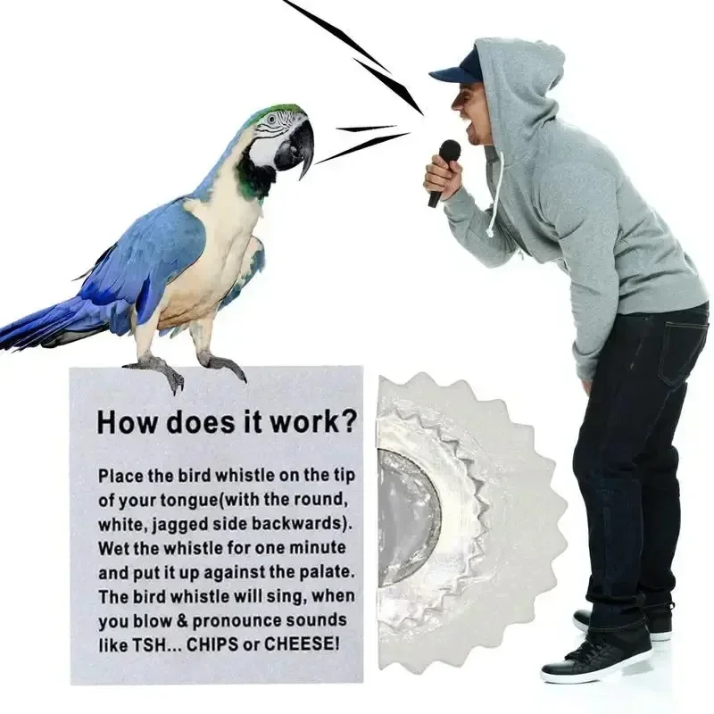 Bird Wacky Whistles Fun Bird Caller Tongue Whistle Magic Tweeting Noisemaker Toys Tricks Gag Animal Sounds for Kids Random Color
