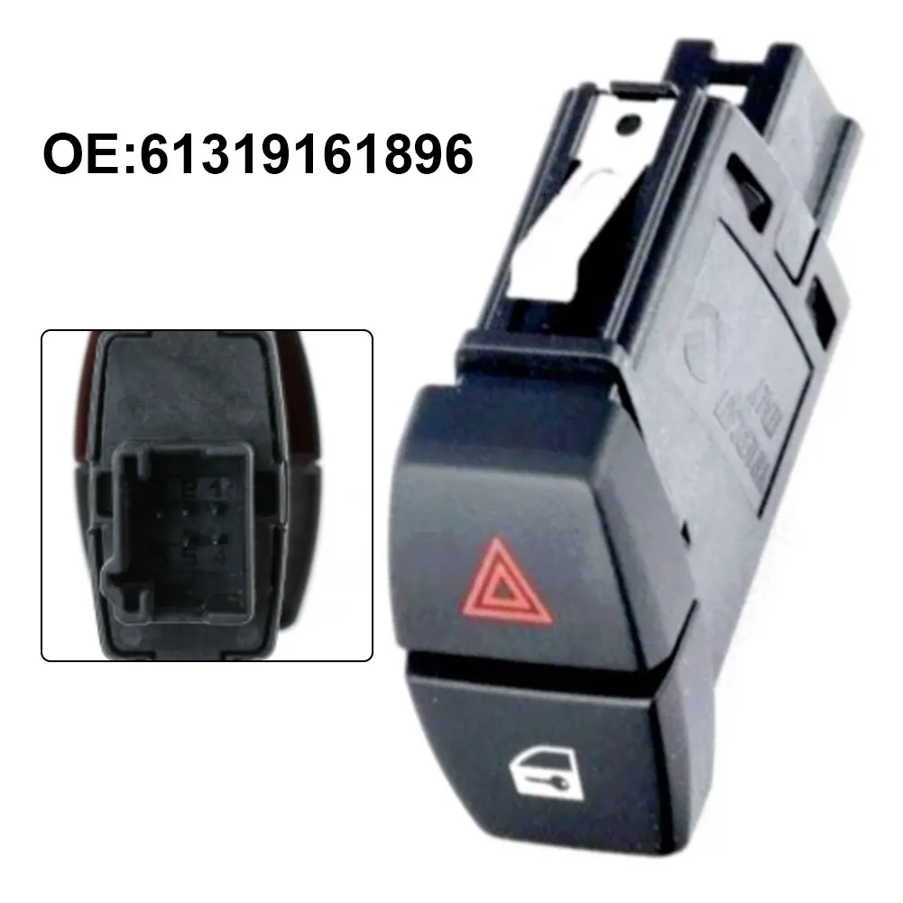 

Car Hazard Central Lock Switch For BMW For 7 Series For F01 F02 2011-16 61319161896 Flasher Light Switch Warning-Button