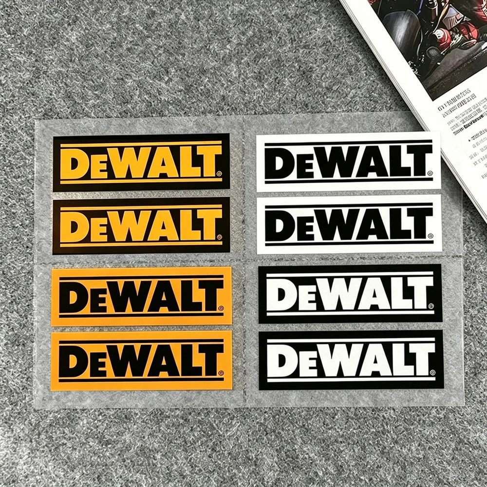 2Pcs Universal Reflective Stickers Waterproof Vinyl Decals for Truck Van Car Window Tool Box Work Shop Garage Motorcycle Decor