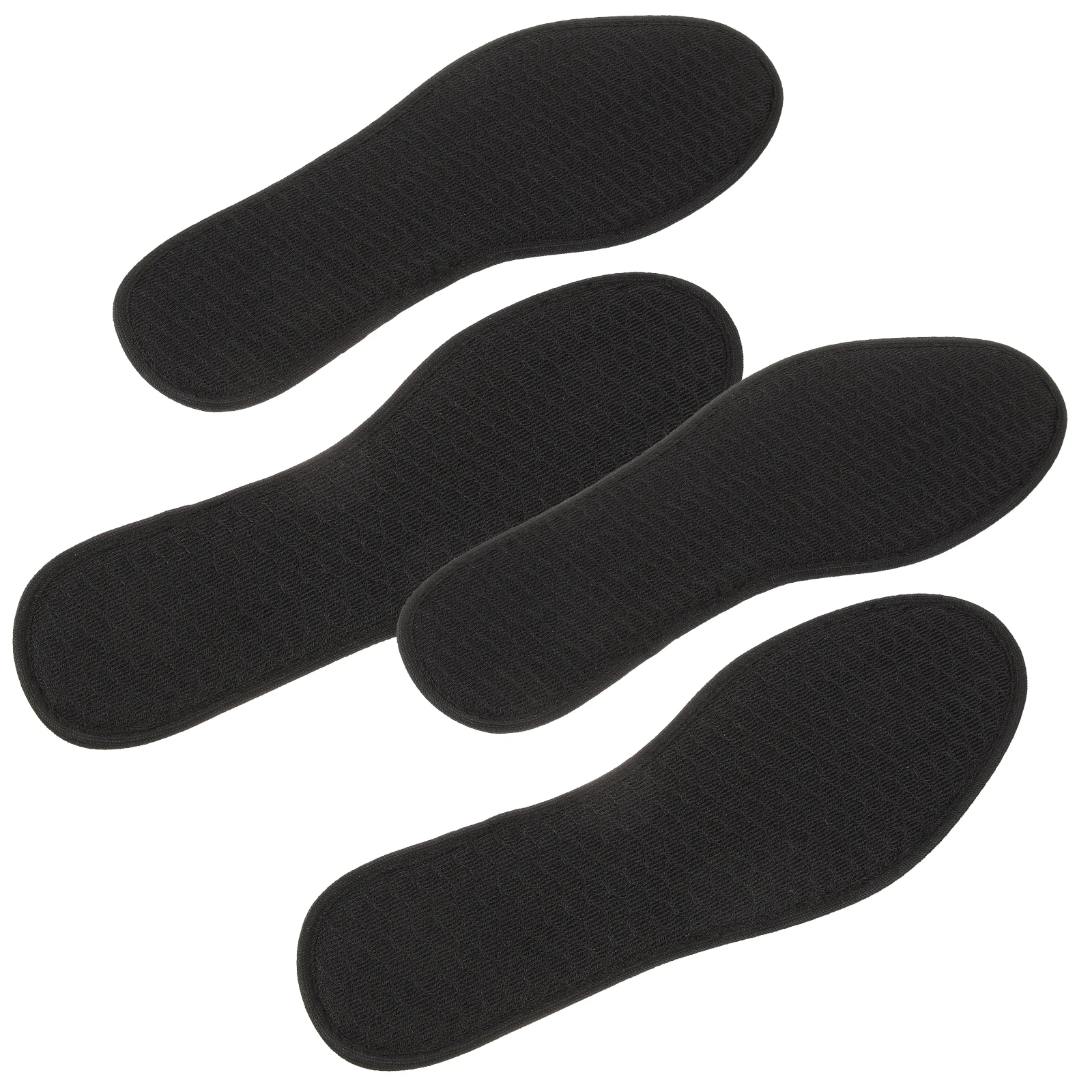 

2 Pairs Charcoal Anti Odor Insoles Size 41 Thin Replaceable Inserts Sneakers Breathable Shoe Pads Comfort Mat Foot Care Tools