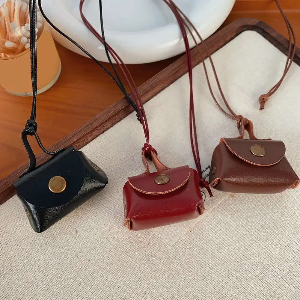 

Миниатюрный ретро-кошелек-подвеска на длинном цепочке для женщин и девушек, аксессуар для одежды, сумка для хранения украшений и серег