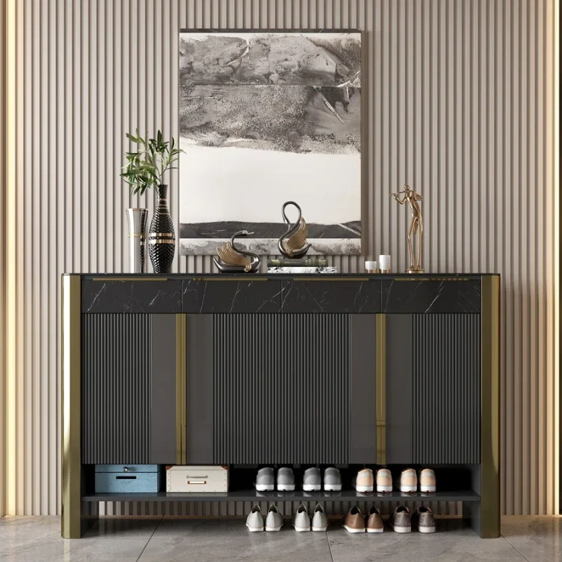 Luxury Fashion Morden Cabinets Shoes Organizer Storage Entrance Home Cabinets Living Room Armario De Ropa Corner Furniture