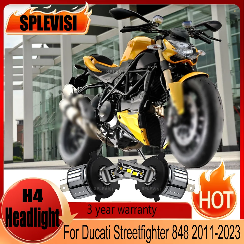 

Clear Night Vision LED motorcycle Headlight For Ducati Streetfighter 848 2011 2012 2013 2014 2015 2016 2017 2018 2019 2020-2023