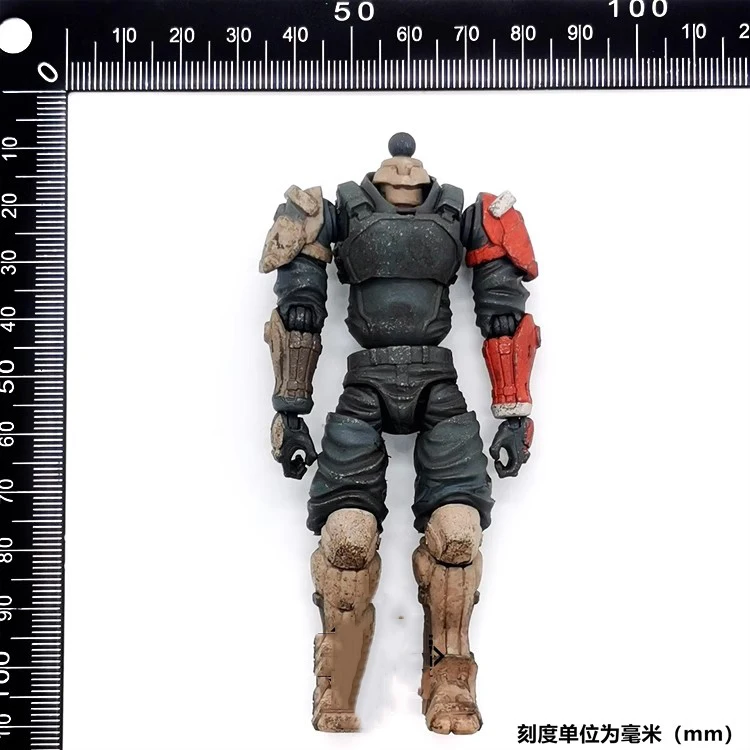 Acid Rain 1/18 Male Figure Crow Squadron 3.7 inch Head Body Belt Vest Pistol Accessories Toy Model DIY Collection