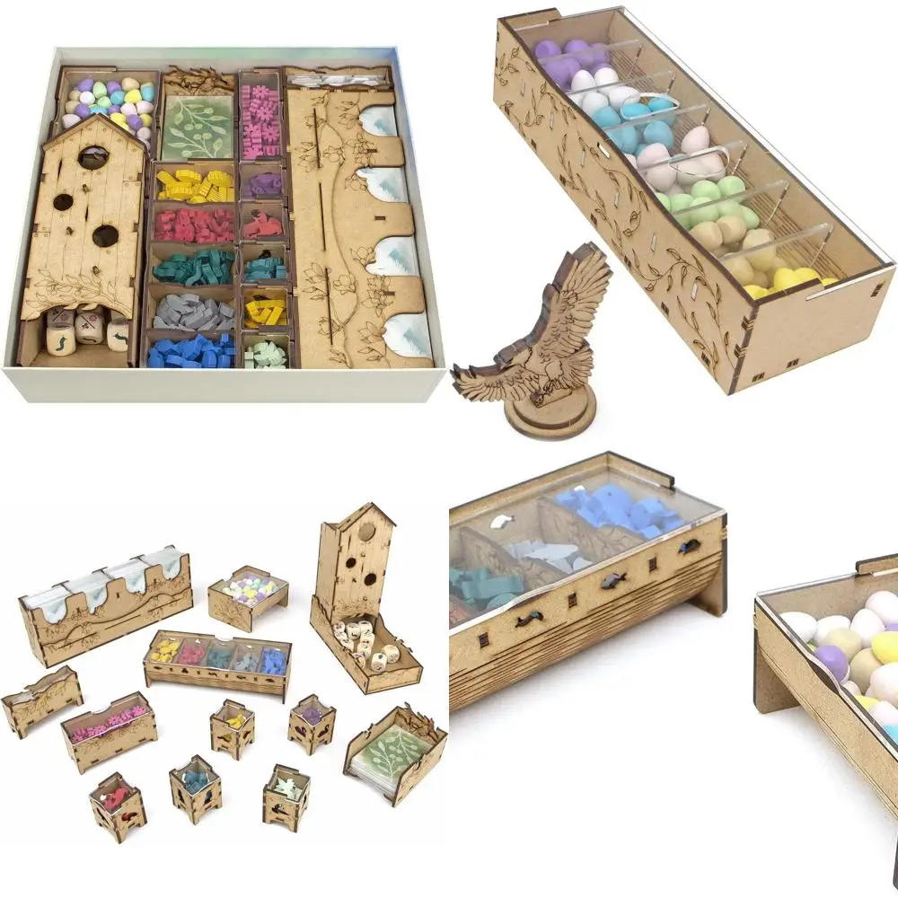 

Wingspan Organizer: Storage Solution for Board Game, European & Oceania Expansions