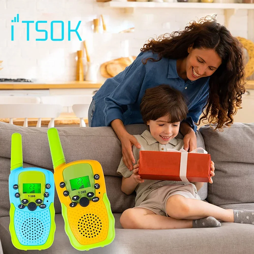 Walkie Talkie for Children, Two Way Radio, Brinquedos para Crianças, Presente de Aniversário, Meninos e Meninas, FRS, PMR, Presentes de Natal, 2PCs, T388