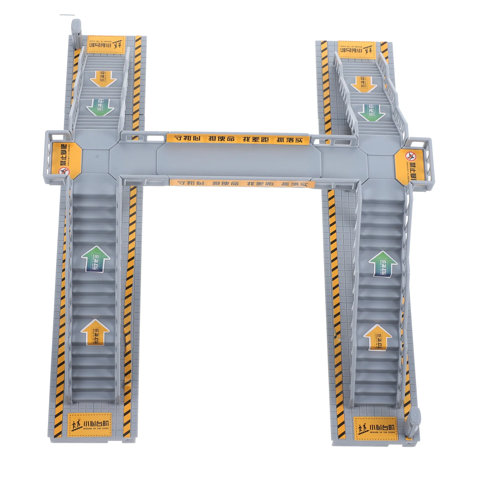 Railroad Bridge Toys Pedestrian Home Decor Fake Footbridge Craft Construction Model Miniature