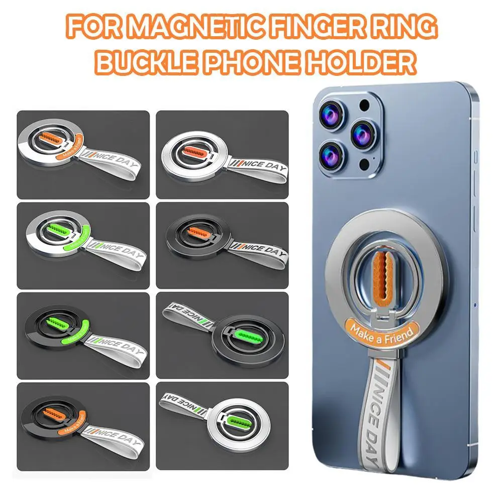 

Magnetic Phone Holder For Magsafe Phone Grip Finger Holder Stand For IPhone 15 14 13 12/Pro