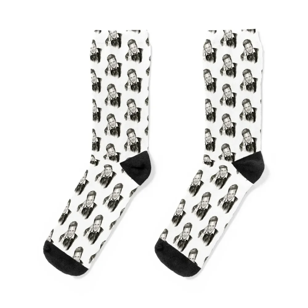 

Dieter in Black and White Socks anti-slip aesthetic Boy Child Socks Women's