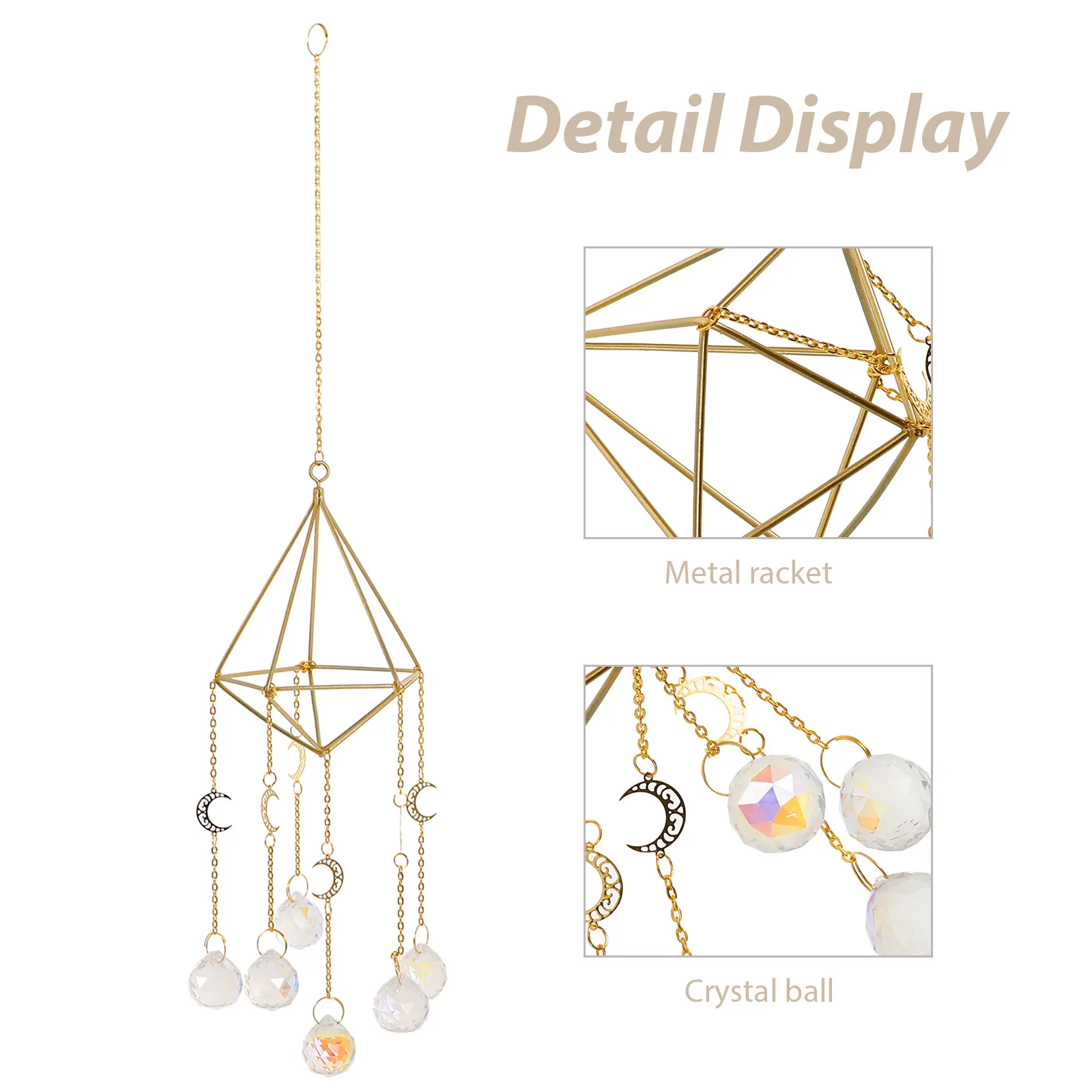 

Crystal Hanging Ornament Exquisite Ceiling Pendant Lamp Decor for Wedding Party Birthday Valentines Day Event Crystal Pendant