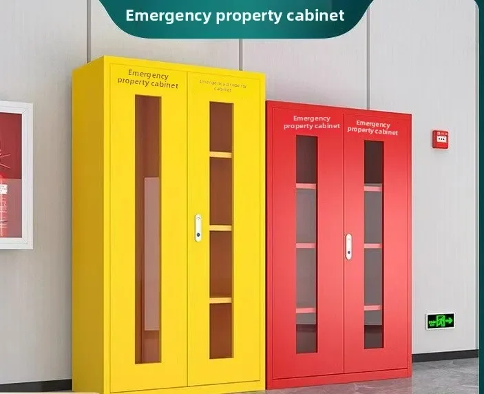 Material fire equipment cabinet Steel flood control and rescue cabinet Indoor and outdoor safety protection