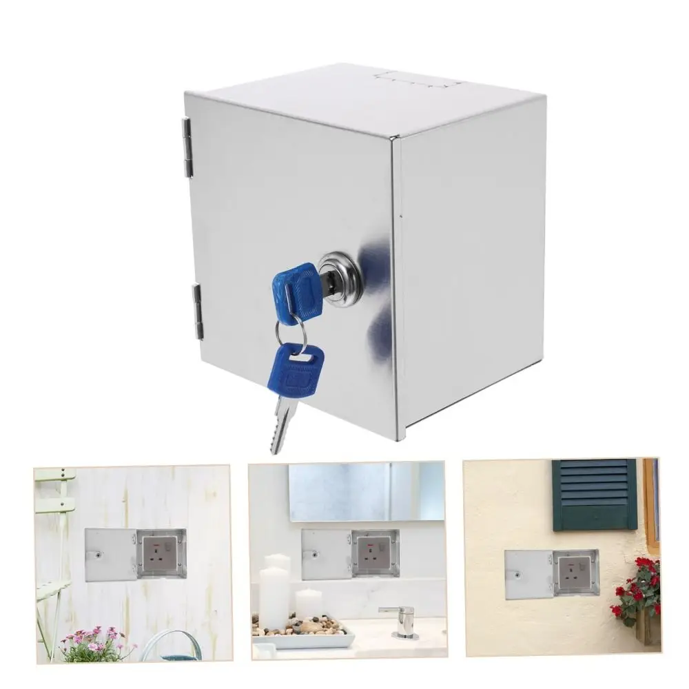 

Защитный бокс из нержавеющей стали от кражи, сверхпрочный, водонепроницаемый, всепогодный, с замком