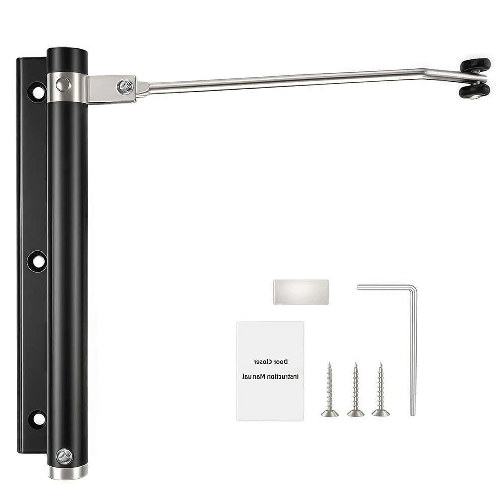 

Automatic Door Closer Stops Door Slamming Soft Close for Home & Apartment Doors Adjustable Speed Self Closing Spring Door Closer