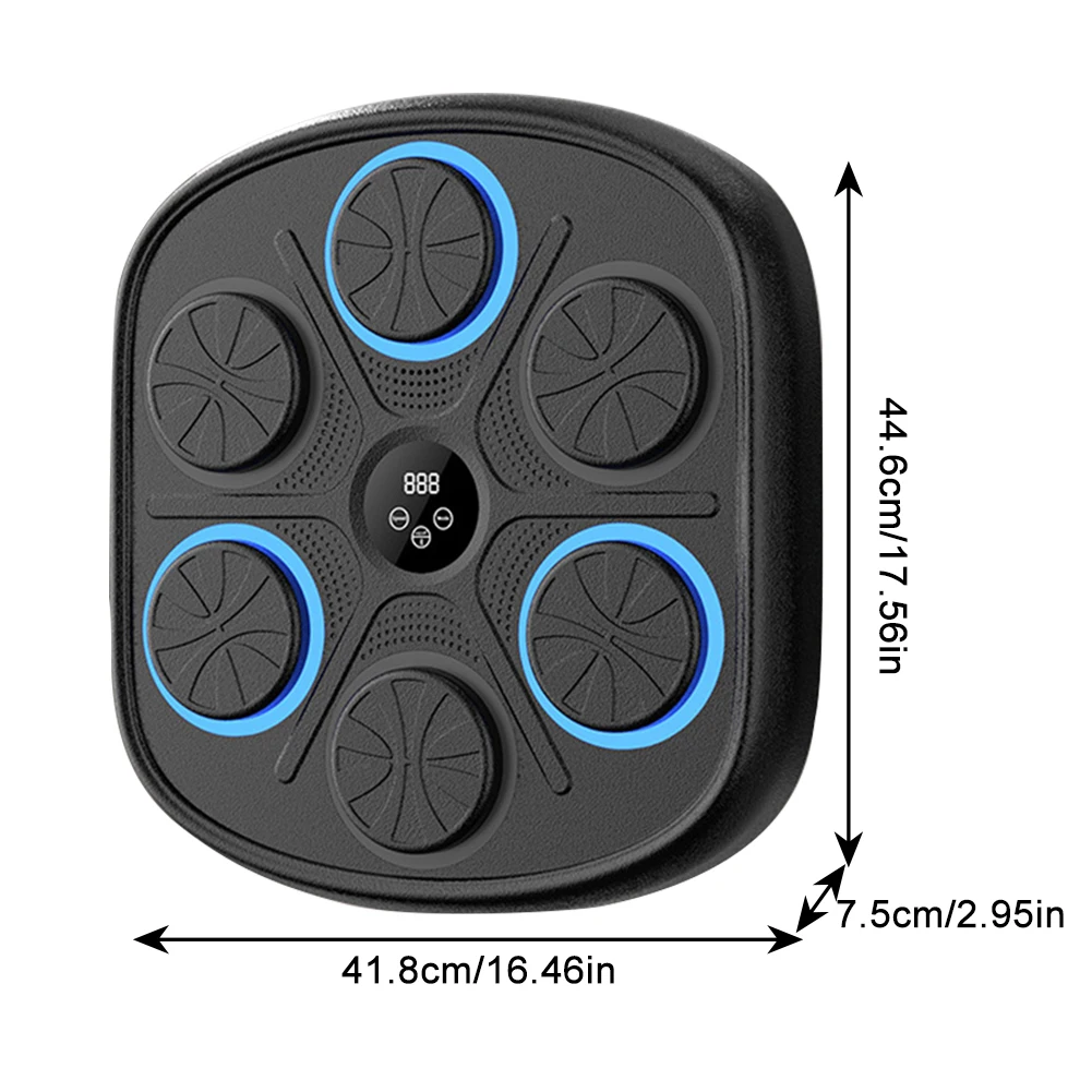 Smart Bluetooth Music Boxing Machine Intelligent Boxing Target BT Link Electronic Boxing Pads for Kids Adults Home Exercise