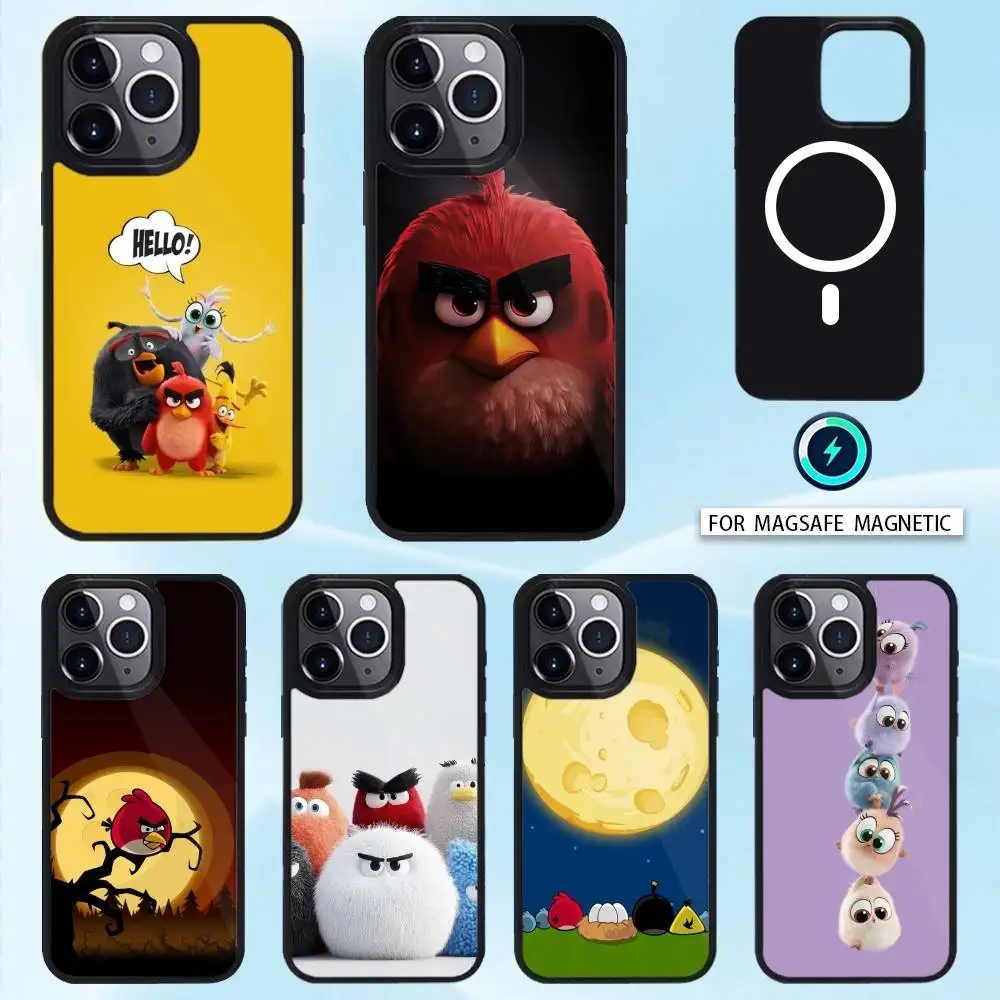 

Anime Game-R-Angrys-R-Birds Phone Case For iPhone 16,15,14,13,12,Pro,Max For Magsafe Magnetic Wireless Charging