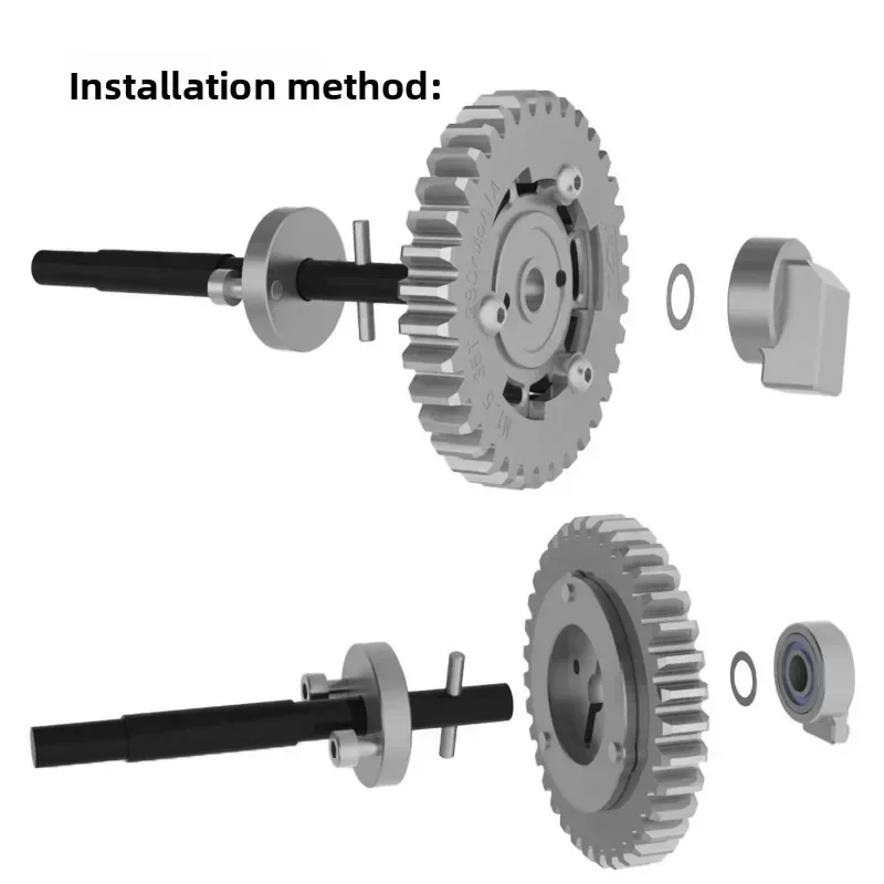 

FOR 1/5 X-Maxx 8S Large X Xrt Enlarged Bearing Three-Point Support Aluminum Alloy Assembly Set