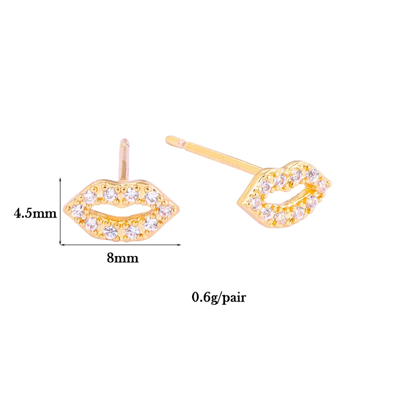 CRMYA Gold-color Dangle Hoop Stud Earrings For Women Cute Piercing Cubic Zirconia Women\'s Earrings Set 2023 Jewelry Wholesale
