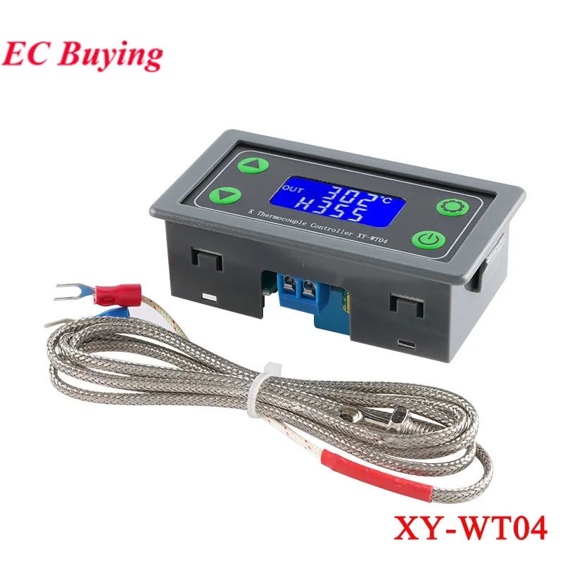 XY-WT04 WT04-W WIFI Remote High Temperature Digital Thermostat K-type Thermocouple High Temperature Controller -99~999 Degrees