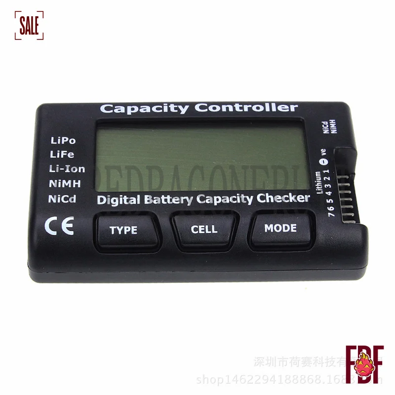 Cellmeter Capacity Tester Balance Function 1 7S Lipo Battery RC Drone Model Power Display Meter