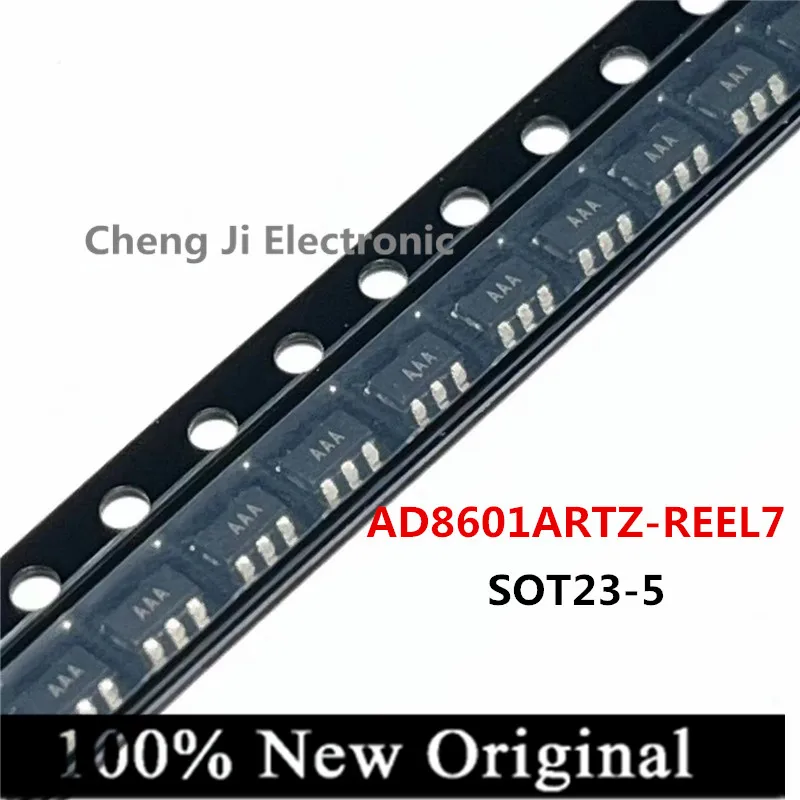 10PCS/Lot  AD8601ARTZ-REEL7  AAA SOT23-5  Rail to rail operational amplifier IC chip