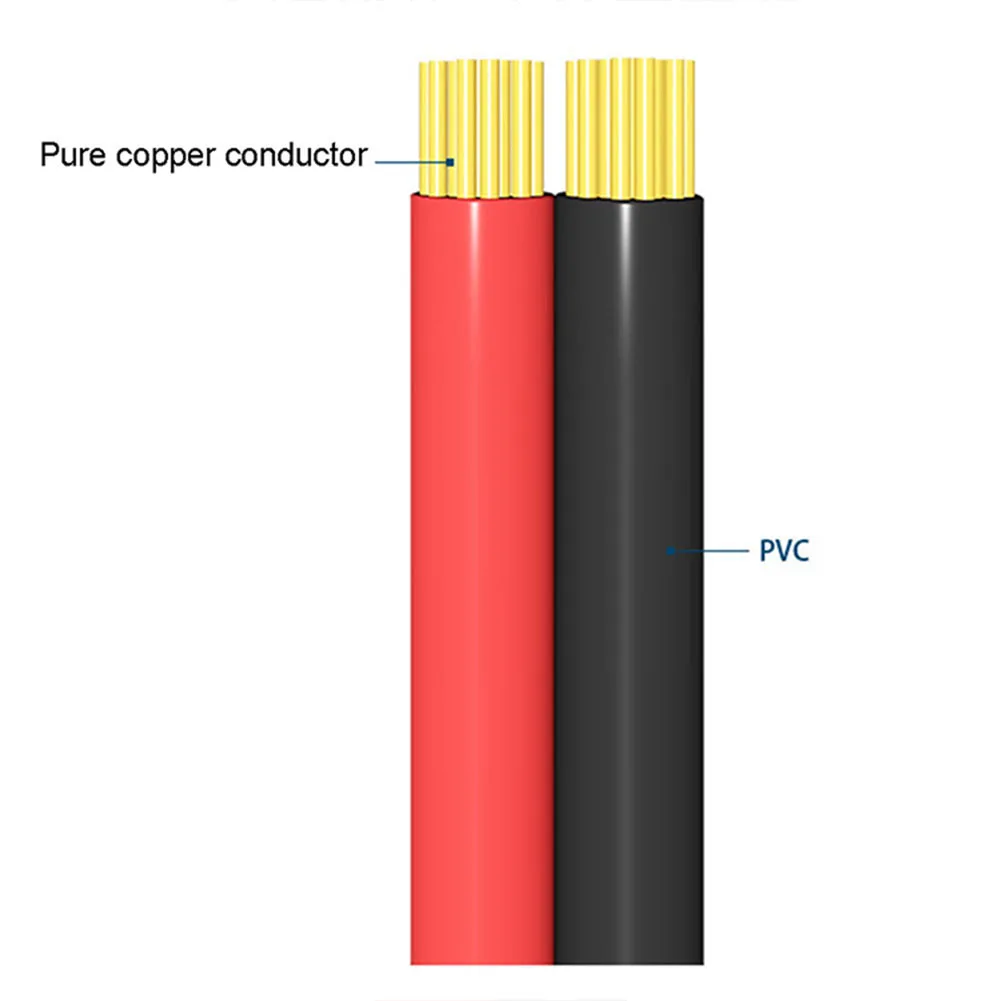 Cable de extensión de alimentación SAE de 2 piezas, adaptador de batería de Panel Solar, conexión rápida