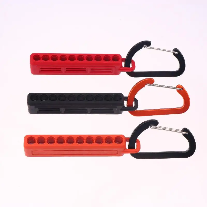 1/3pcs Hex Shank Screwdriver Bit Holder Portable 10 Holes Storage Case Organizer Screw Driver Head Drill Bits Stand Case Tools