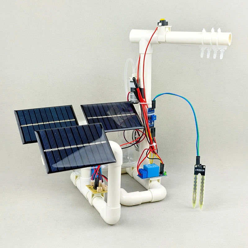 

Solar Energy Automatic Irrigation Set Kids Science Toy Technology Physics Puzzle Kit Educational Toys for Children Learning Toy