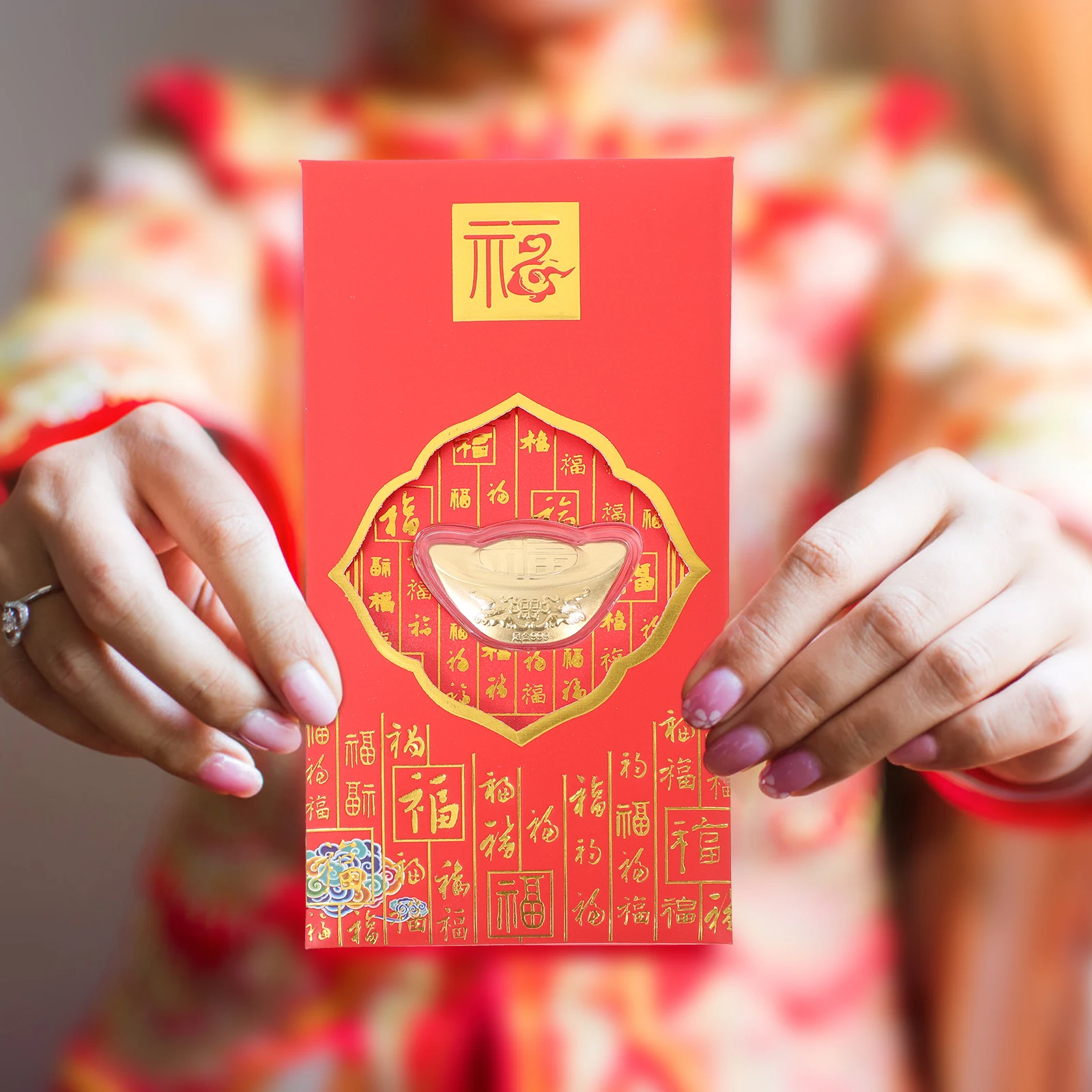 

Envelopes Yuanbao Red Chinese New Year Money Pockets Lucky Paper Spring Festival