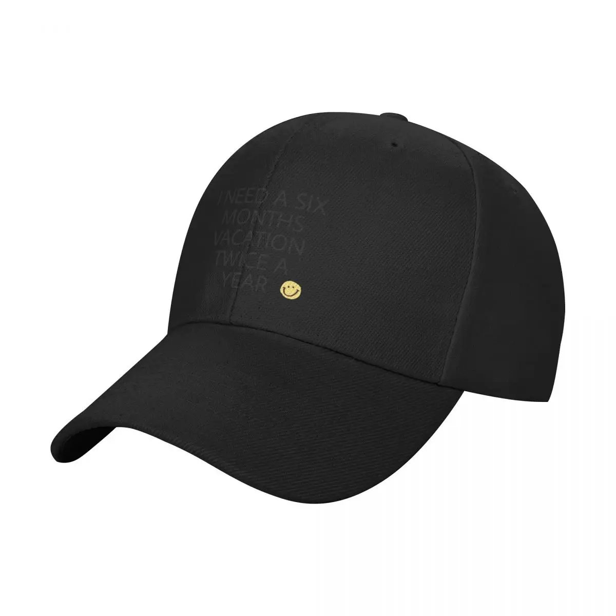 I need a six months vacation twice a year Baseball Cap luxury woman cap New Hat Sunscreen Luxury Hat Men's Caps Women's