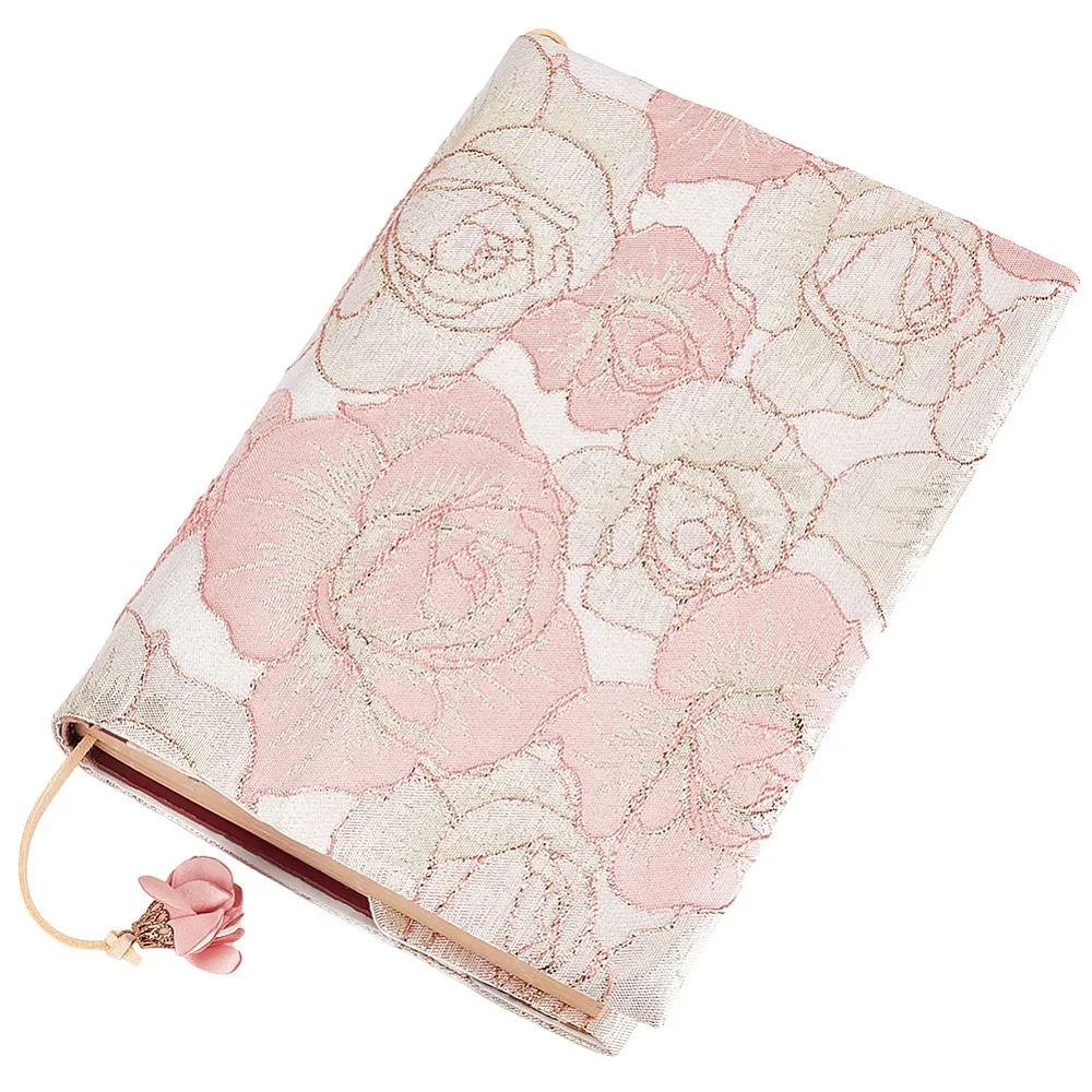 

Cloth Book Covers Rectangle with Flower Pink 160x210x5.5mm
