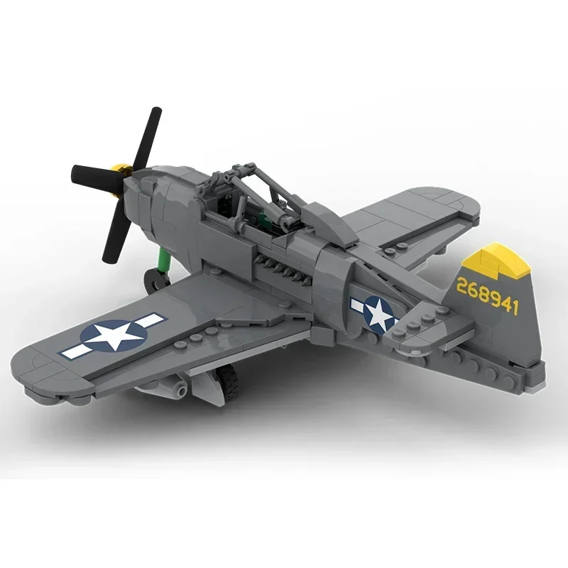 Moc tijolos de construção modelo militar P-63 rei cobra bombardeiro tecnologia blocos modulares presentes brinquedos para crianças conjuntos diy montagem