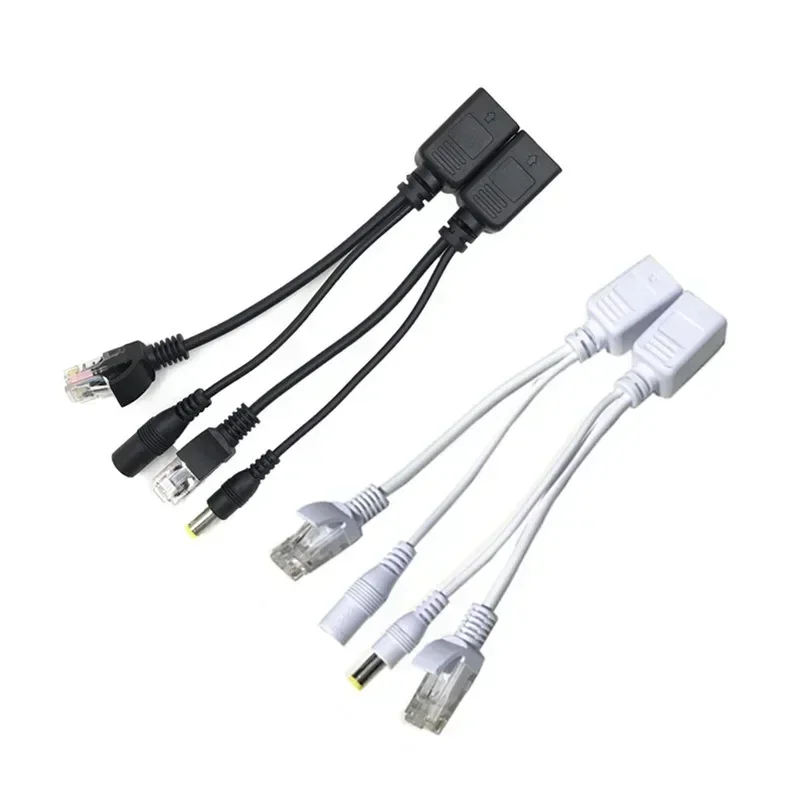 Cable POE caliente, Cable adaptador de alimentación pasiva a través de Ethernet, módulo de fuente de alimentación del inyector divisor POE 12-48v para cámara IP