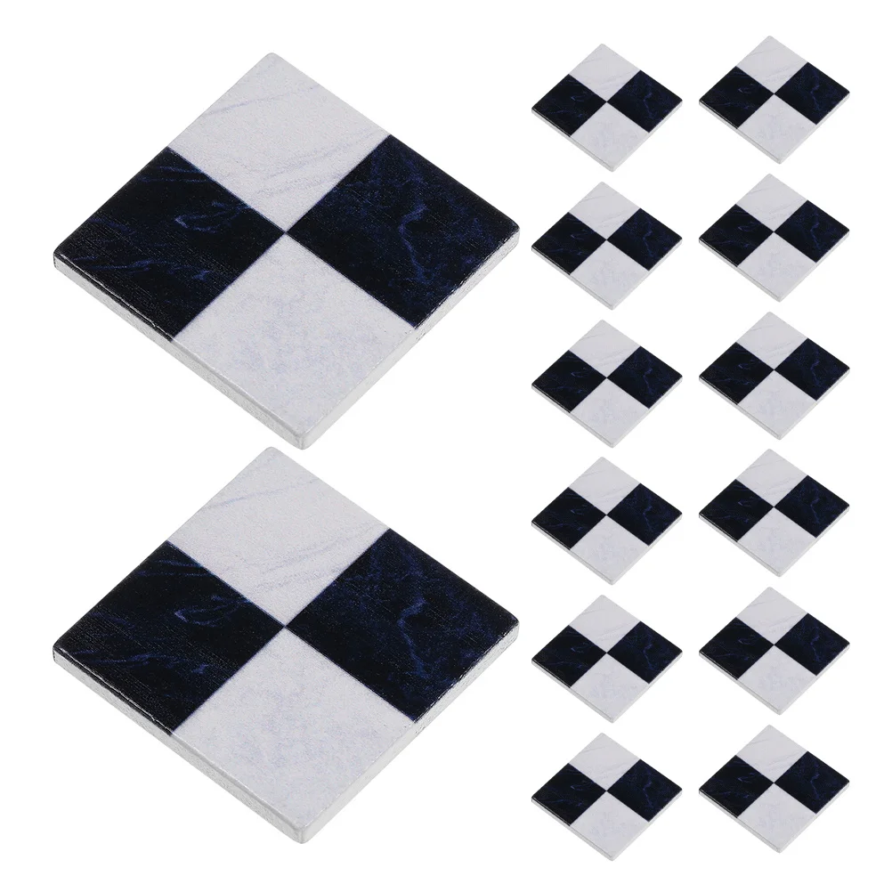 

30Pcs Mini Floor Tiles for Dollhouse Realistic Wood Grain Pattern Self Adhesive Flooring Easy Install Versatile Miniature House