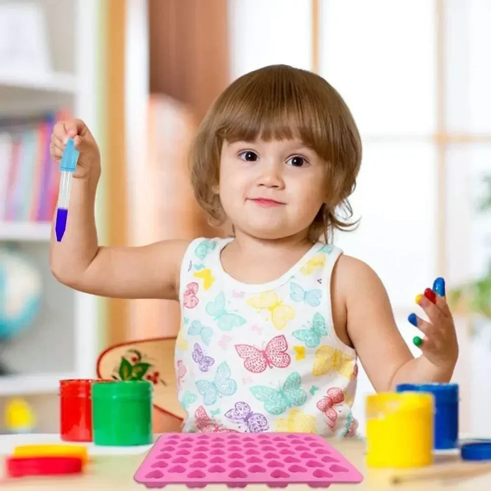 Форма для клейкого медведя, силиконовая форма для шоколада с капельницей, сделай сам, динозавр/медведь/сердце и мини-пончики, форма для выпечки на день Святого Валентина