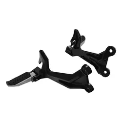 Motorcycle Rear Passenger Footrests Footpegs Brackets For Kawasaki Ninja 650 Z650 2017-2024